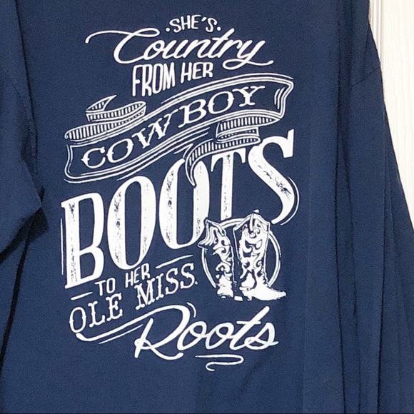 Comfort Colors Tops - Comfort color Ole Miss long sleeve